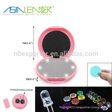 6LED / 0.5W/30LM LED Battery Operated Makeup Mirror